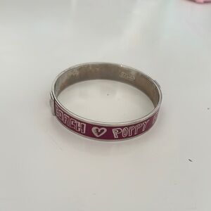 Coach Poppy Pink Bangle Bracelet